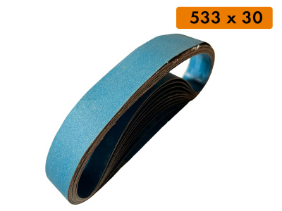 533х30 мм, Шлифовальные ленты для машинки 9031 (зерно на выбор)