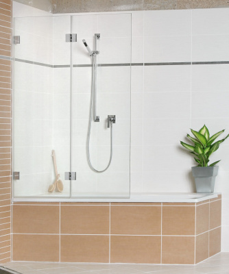 06483 31 Коннектор Wellness, стекло-стекло 90°, полированный хром, Германия