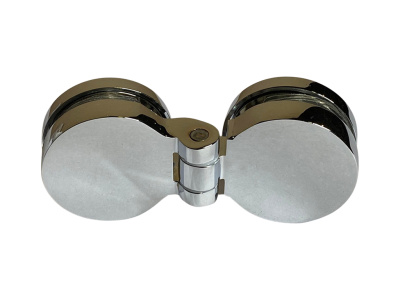 [SH-P1] Петля душевая свободного вращения (стекло-стекло), цвет полированный хром CP